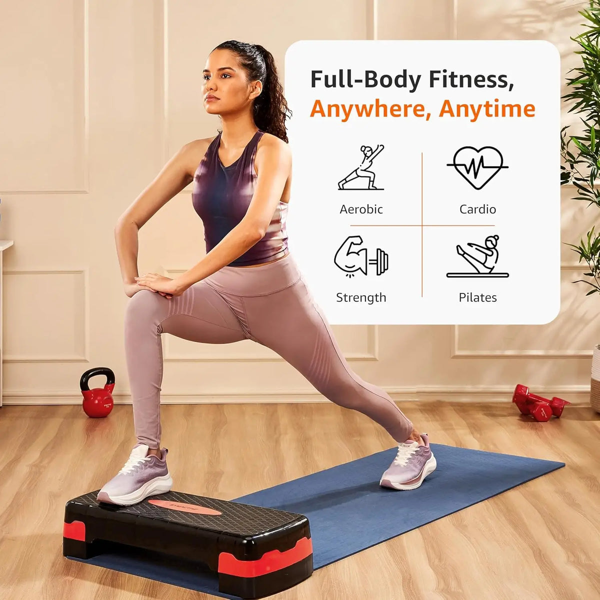 Adjustable Aerobic Stepper