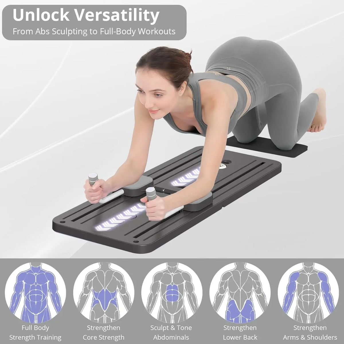 Portable Pilates Reformer Board