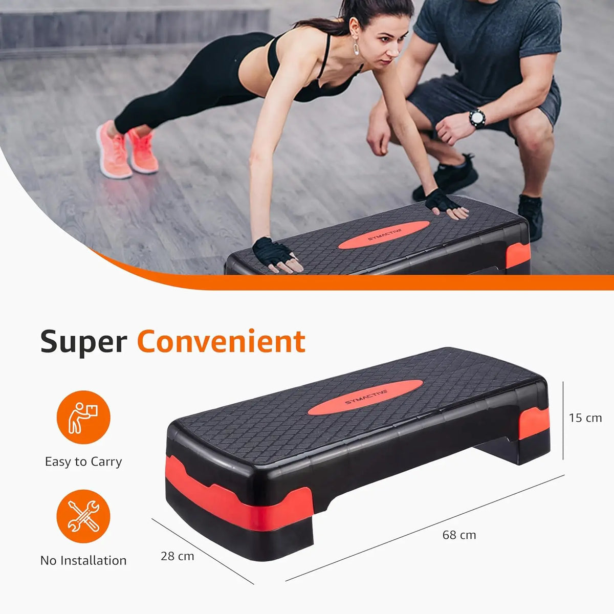 Adjustable Aerobic Stepper