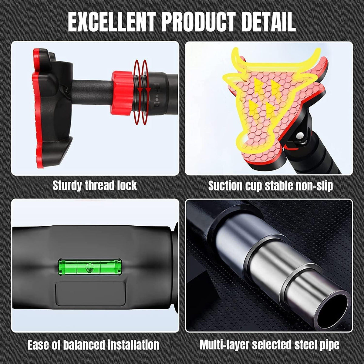 Adjustable Heavy Duty Doorway Pull-Up Bar