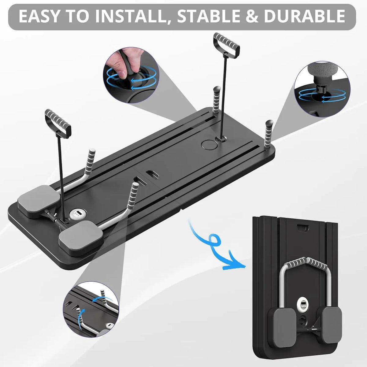 Portable Pilates Reformer Board