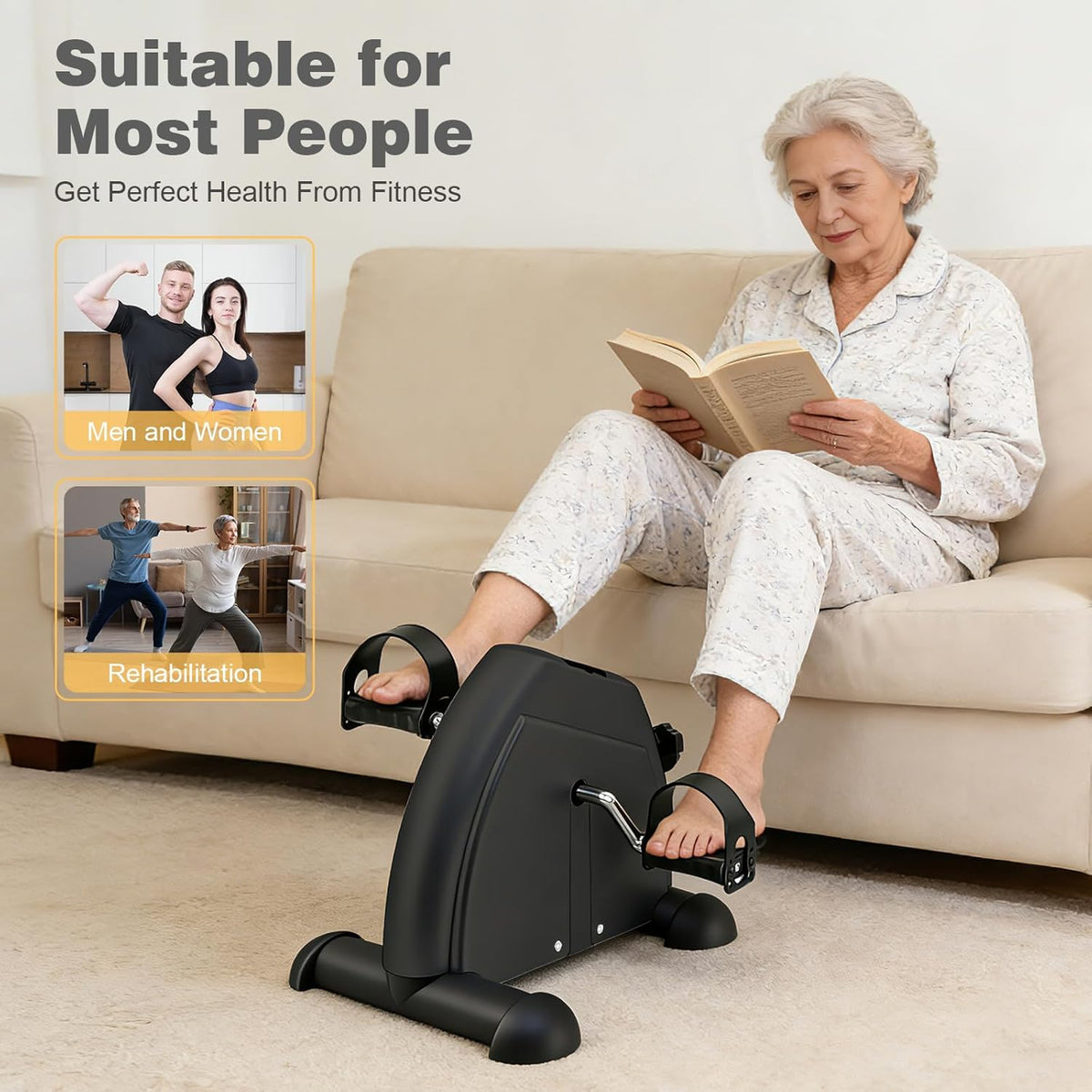 Mini Exercise Bike - Digital Display