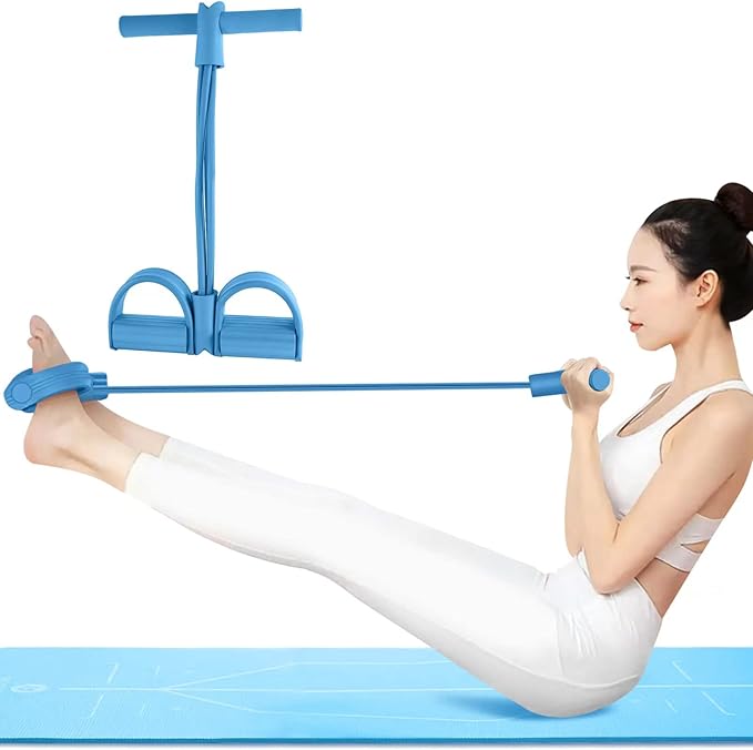 Silicone tummy trimmer bands in blue