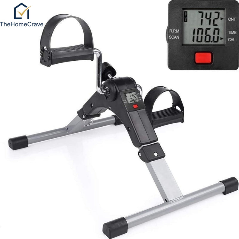 Mini exercise bike with LCD display