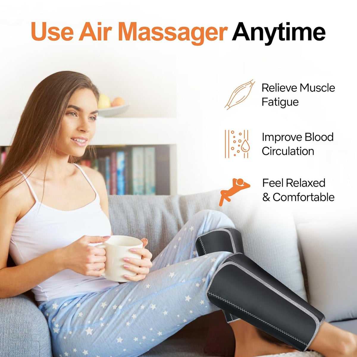 Calf and Leg Air Massager feature panel 2