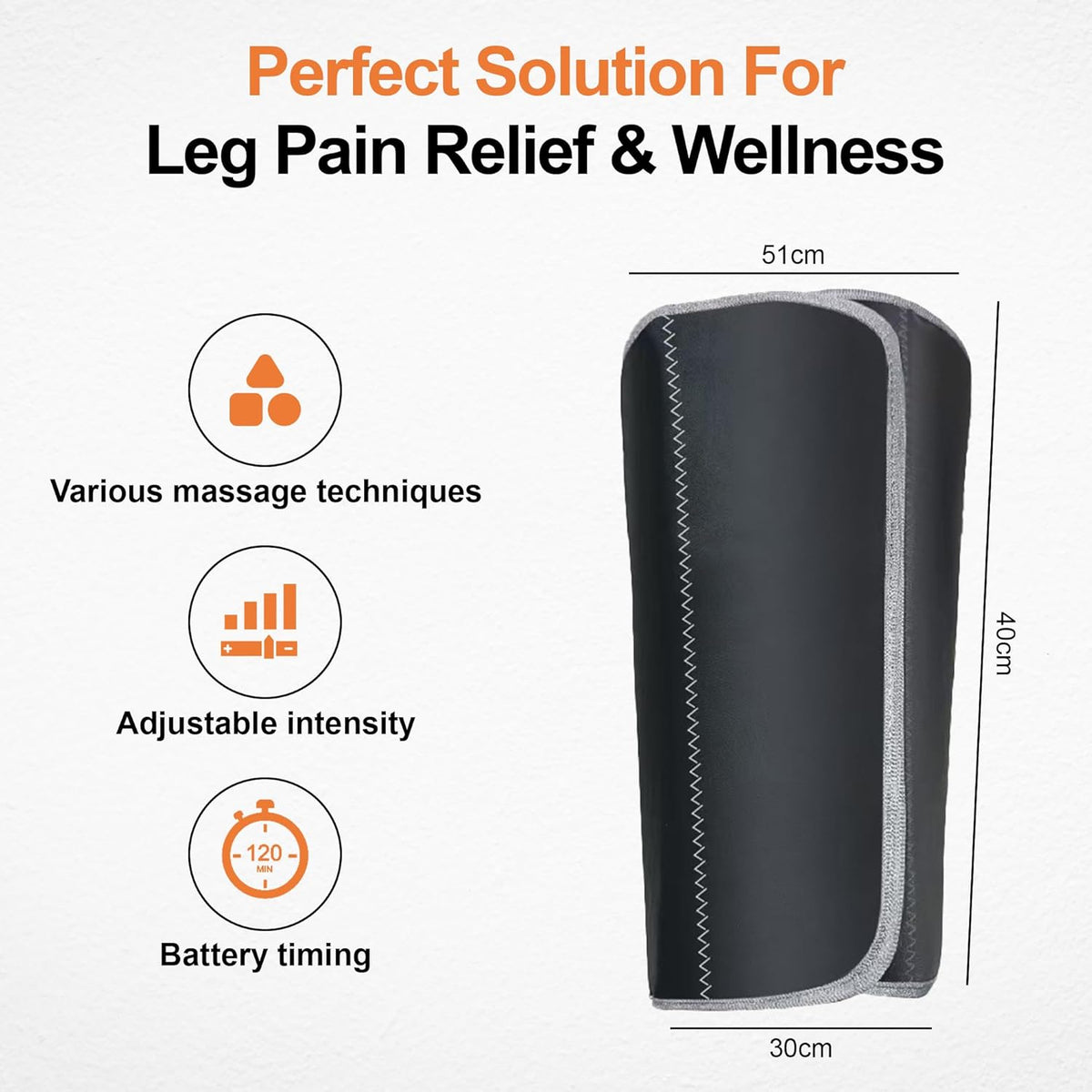 Calf and Leg Air Massager feature panel 3