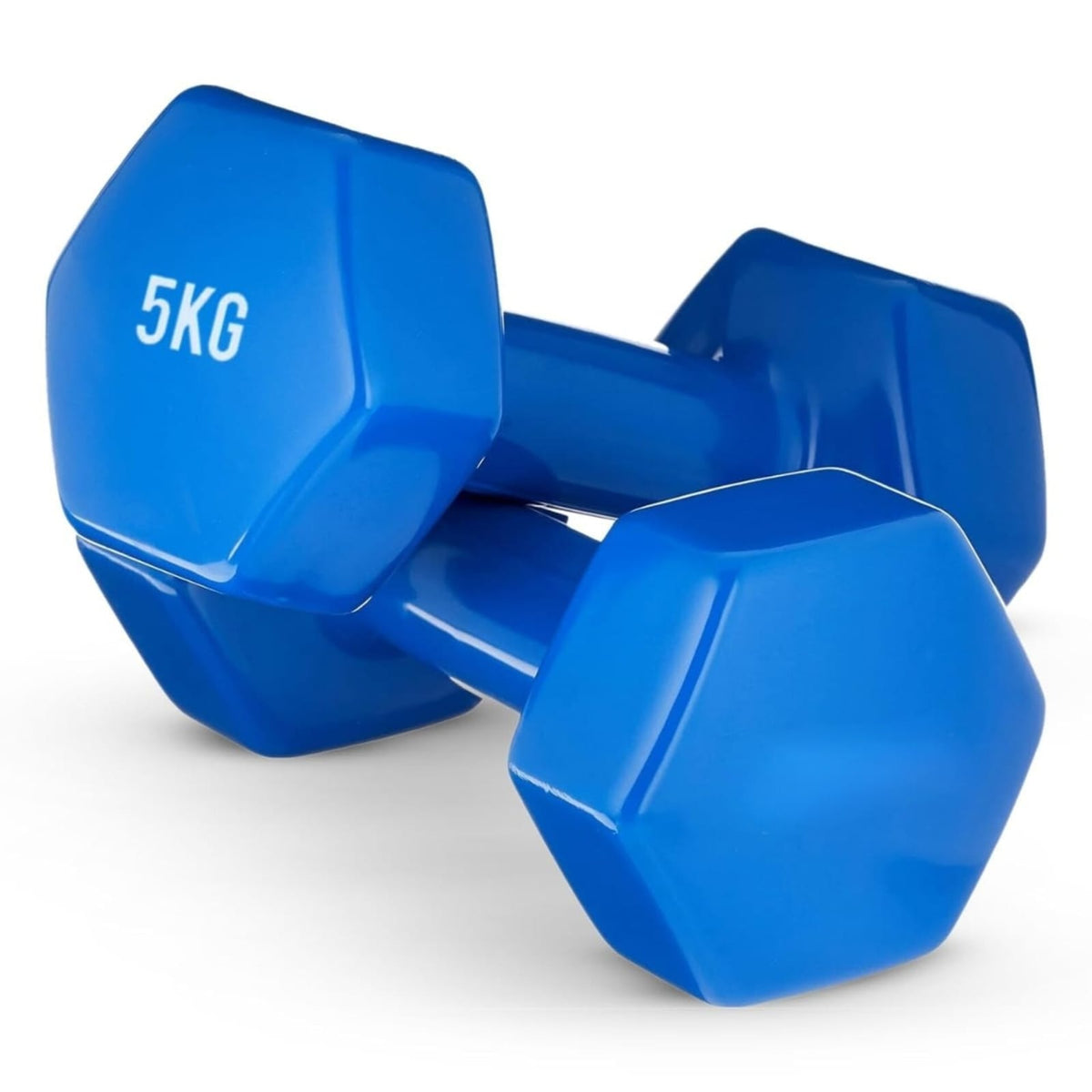 Vinyl coated dumbbells 5 KG pair