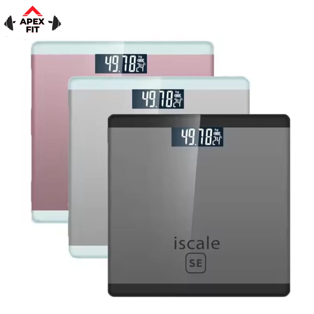 Digital LED body weight scale