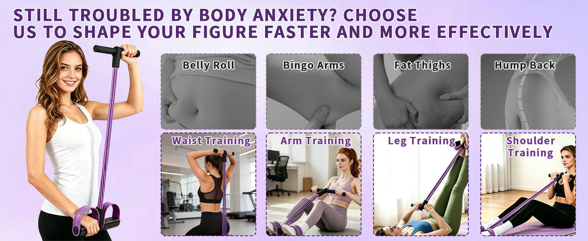 Still troubled by body anxiety panel: arm, leg and abdominal training with the trimmer bands.