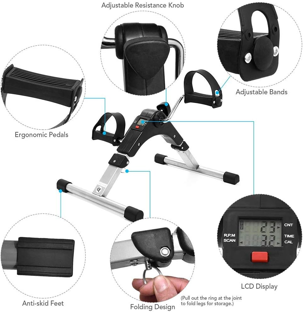 Mini Exercise Bike - LCD Display