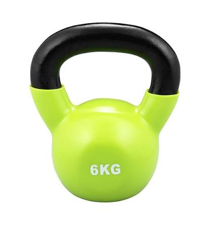 Vinyl coated kettlebell 6 KG